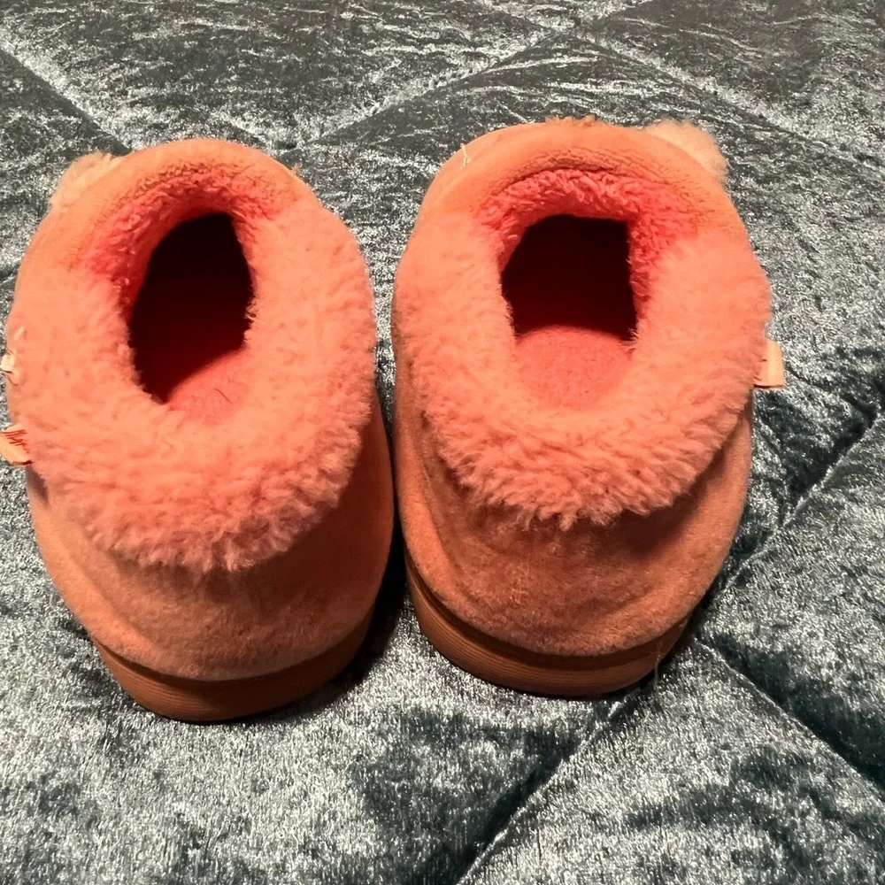 MARIO pink  baby girl slippers /size 16-17